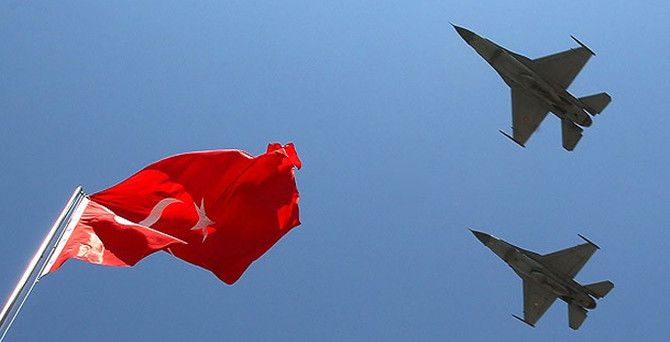 Suriye sınırında F-16'lar havalandı