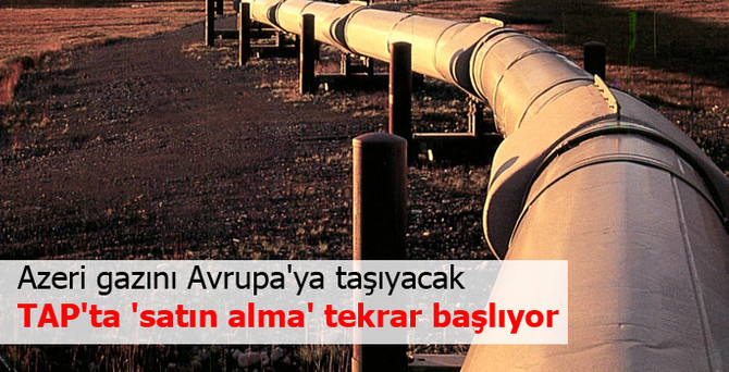 TAP'ta satın alma süreci tekrar başlatılıyor