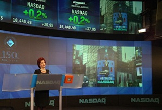 Nasdaq'ın kapanış zilini Prof. Dr. Barbarosoğlu çaldı