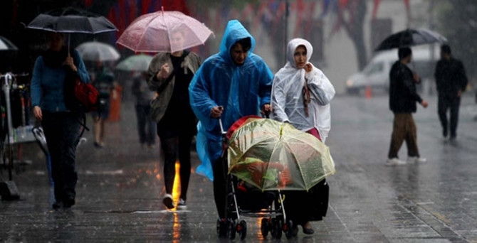 Meteorolojiden 'kuvvetli yağış' uyarısı