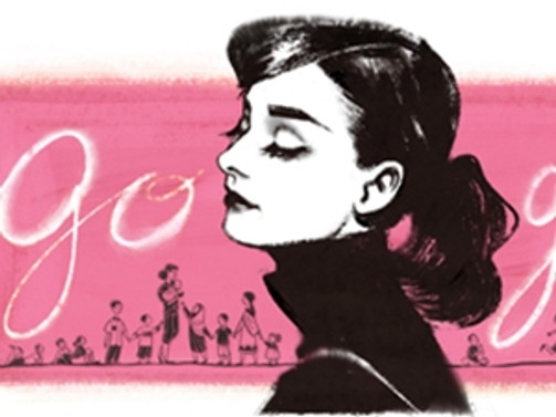 Google'dan Audrey Hepburn'e özel doodle