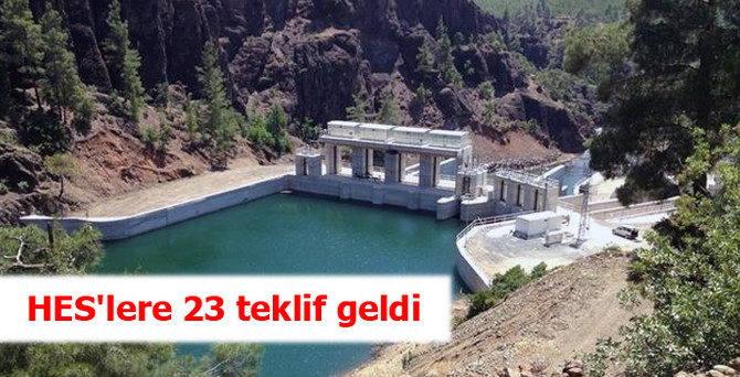 HES'lere 23 teklif geldi