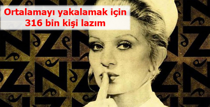 Ortalamayı yakalamak için 316 bin kişi lazım