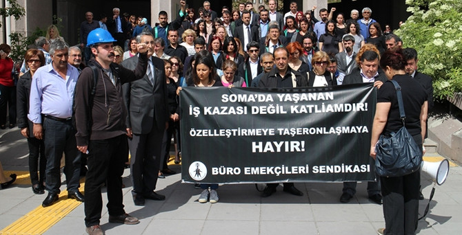 Madenciler için iş bıraktılar