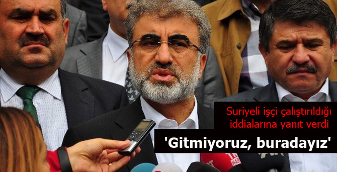 'Gitmiyoruz, buradayız'