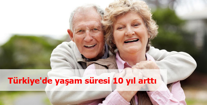 Türkiye'de yaşam süresi 10 yıl arttı