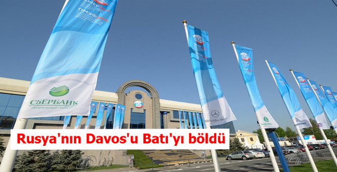 Rusya'nın Davos'u Batı'yı böldü