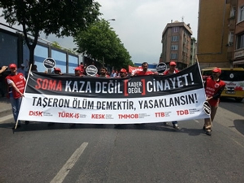 İstanbul'da 'taşeron' protestosu