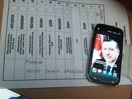 AP seçimlerinde Erdoğan'a oy çıktı