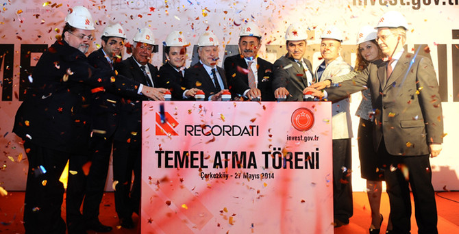 Recordati, Çerkezköy'de temeli attı