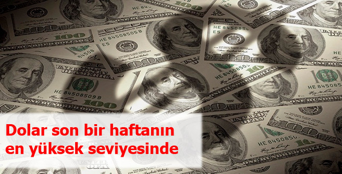 Dolar haftanın en yüksek seviyesinde