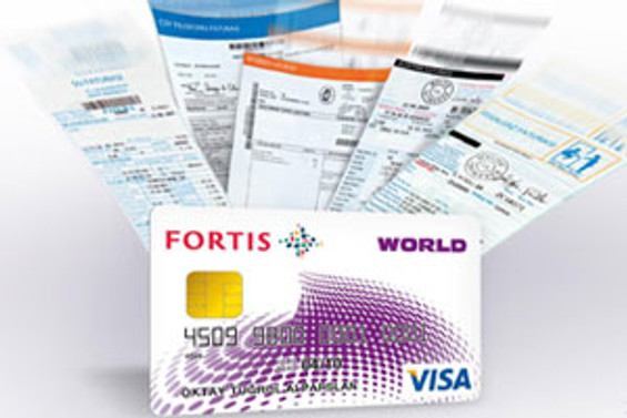Faturaları 'Fortis Worldcard' ile ödeme imkanı