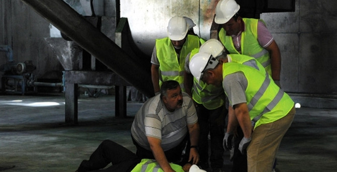 İşçiler istedi, işveren tatbikat yaptı