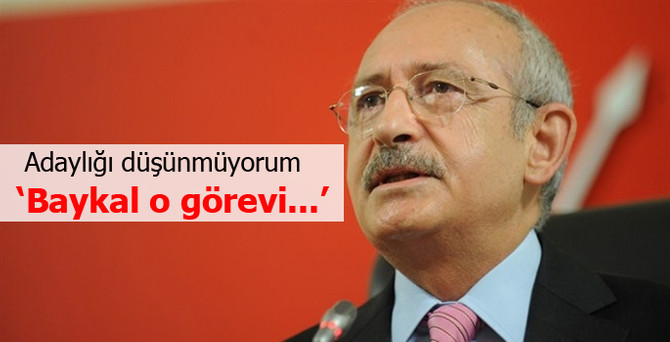 Kılıçdaroğlu'nun Baykal cevabı