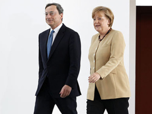 Merkel, Draghi ile bir araya gelecek