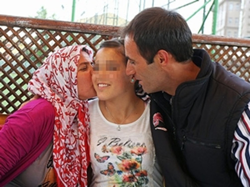 Dağa kaçırılan çocuk ailesine kavuştu