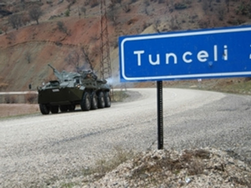 Tunceli'de jandarma karakoluna taciz ateşi