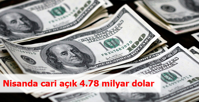 Nisanda cari açık 4.78 milyar dolar