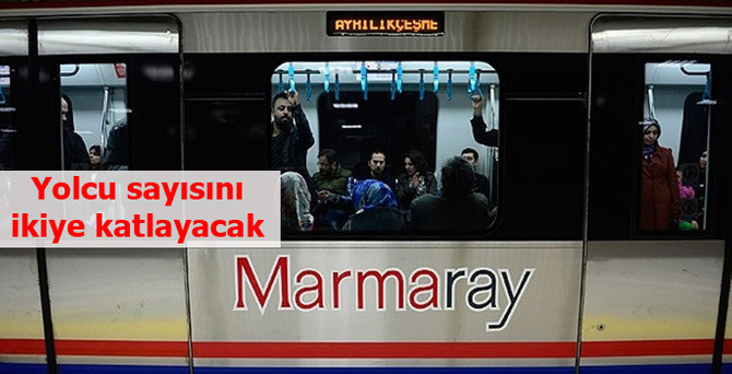Marmaray yolcu sayısını ikiye katlayacak