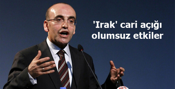 Şimşek: Irak'taki gelişmeler cari açığı olumsuz etkiler
