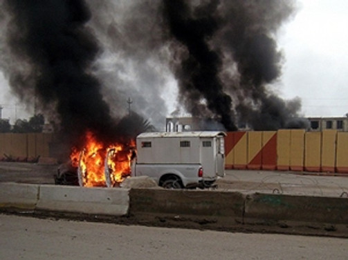 Irak'ta istihbarat binasına bombalı saldırı