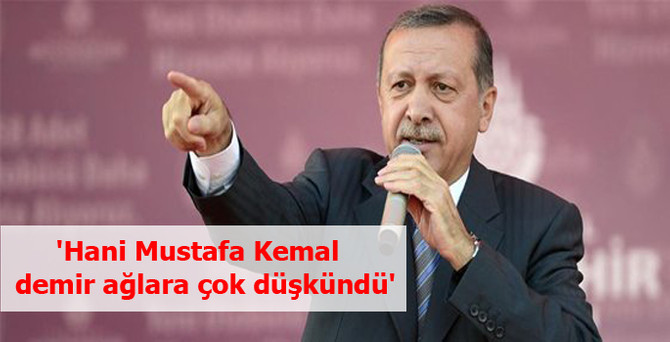Erdoğan: 'Hani Mustafa Kemal demir ağlara çok düşkündü'