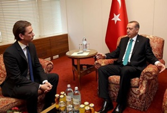 Erdoğan Avusturya Dışişleri Bakanı'nı kabul etti
