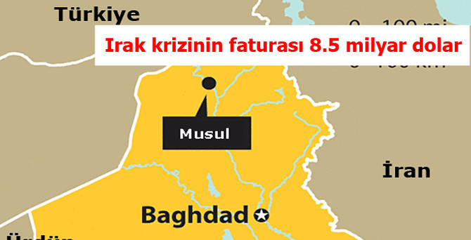 Irak'taki krizin Türkiye'ye faturası 8.5 milyar dolar