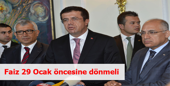Faiz 29 Ocak öncesine dönmeli