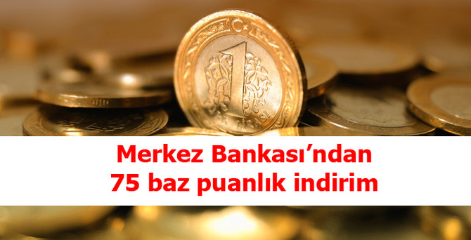 MB, politika faizini yüzde 8.75'e çekti