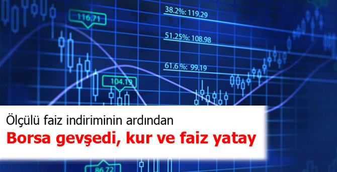 Ölçülü faiz indirimi ardından kur ve faiz yatay