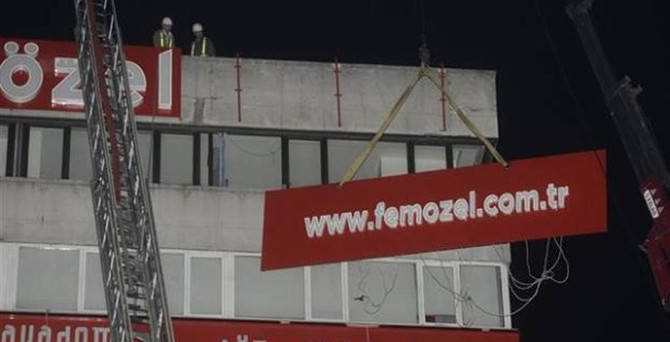 Şişli'de tabela operasyonu