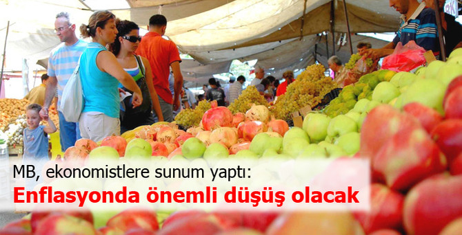 MB, ekonomistlere sunum yaptı: Enflasyonda önemli düşüş olacak