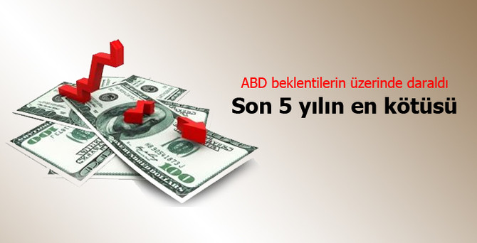 ABD ekonomisi ilk çeyrekte yüzde 2.9 daraldı