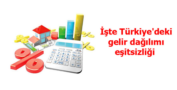 İşte Türkiye'deki gelir dağılımı eşitsizliği