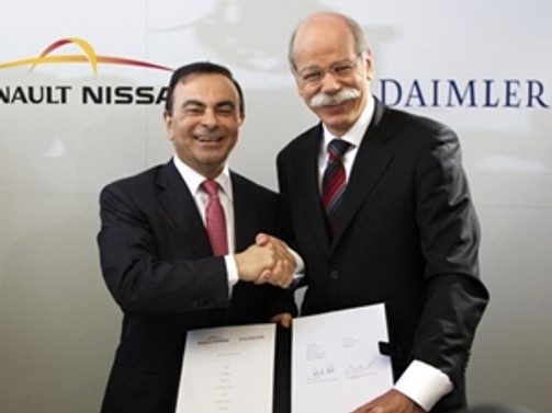 Renault-Nissan ile Daimler ortaklığa soyundu