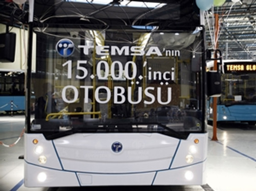 TEMSA, 15 bininci otobüsü üretti