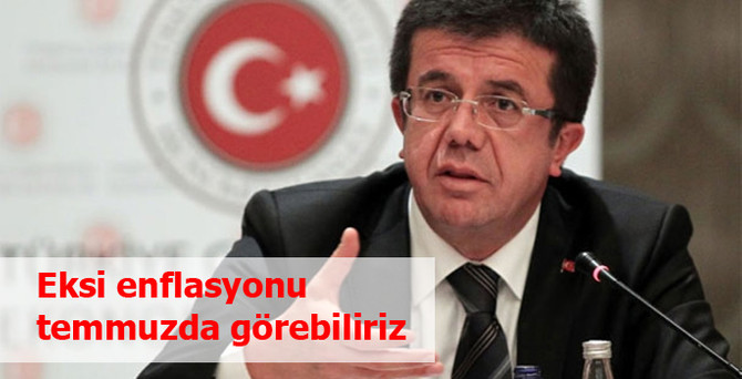 Zeybekci: Eksi enflasyonu temmuzda görebiliriz