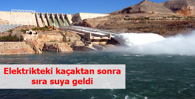 Elektrikteki kaçaktan sonra sıra suya geldi