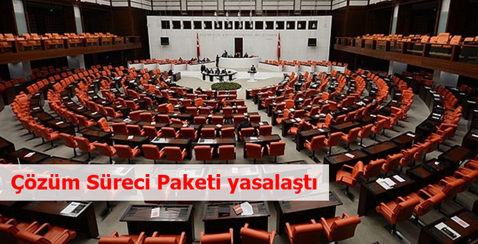 Çözüm Süreci Paketi yasalaştı