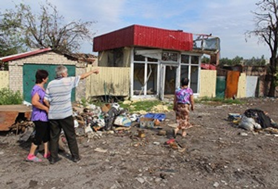 Donetsk'te halk kenti terk ediyor
