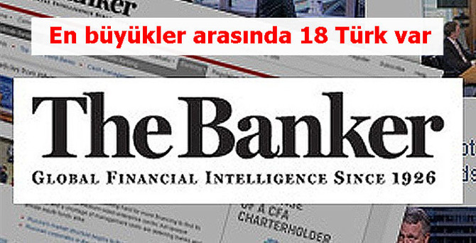 İlk binde 18 Türk bankası