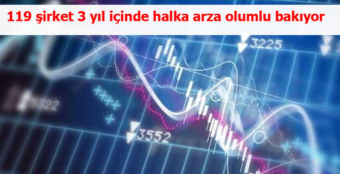 119 şirket 3 yıl içinde halka arza olumlu bakıyor