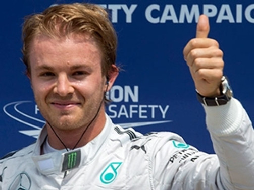 Formula 1'de Rosberg evinde galip