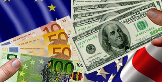 Dolar, euro karşısında son 8 ayın en yüksek seviyesinde
