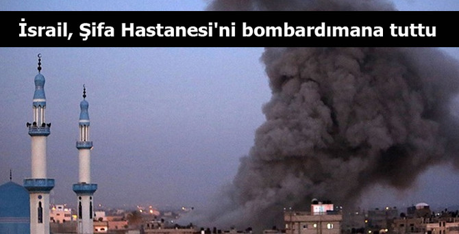 İsrail saldırısında Şifa Hastanesi de zarar gördü