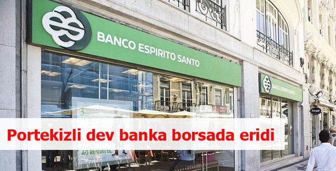 Portekiz’de Banco Espirito Santo’dan rekor zarar