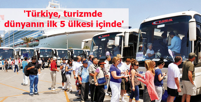 'Türkiye, turizmde dünyanın ilk 5 ülkesi içinde'