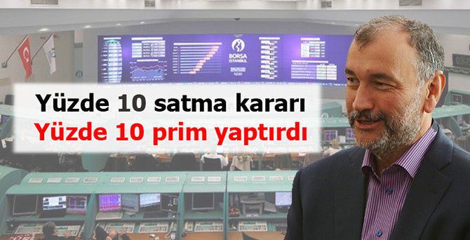 Satış kararı, hisseleri uçurdu