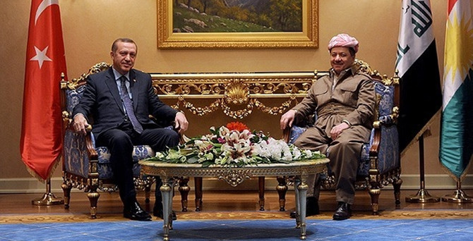 Mesut Barzani'den, Erdoğan'a tebrik mesajı